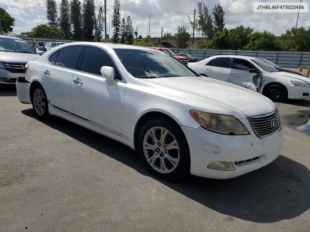 2007 Lexus Ls 460 VIN: JTHBL46F475023456 Lot: 61435205