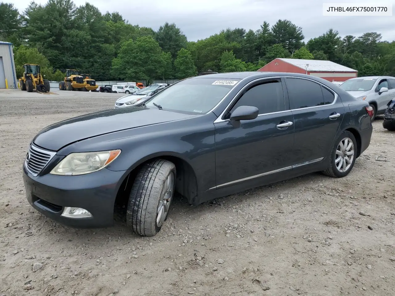 2007 Lexus Ls 460 VIN: JTHBL46FX75001770 Lot: 61442495