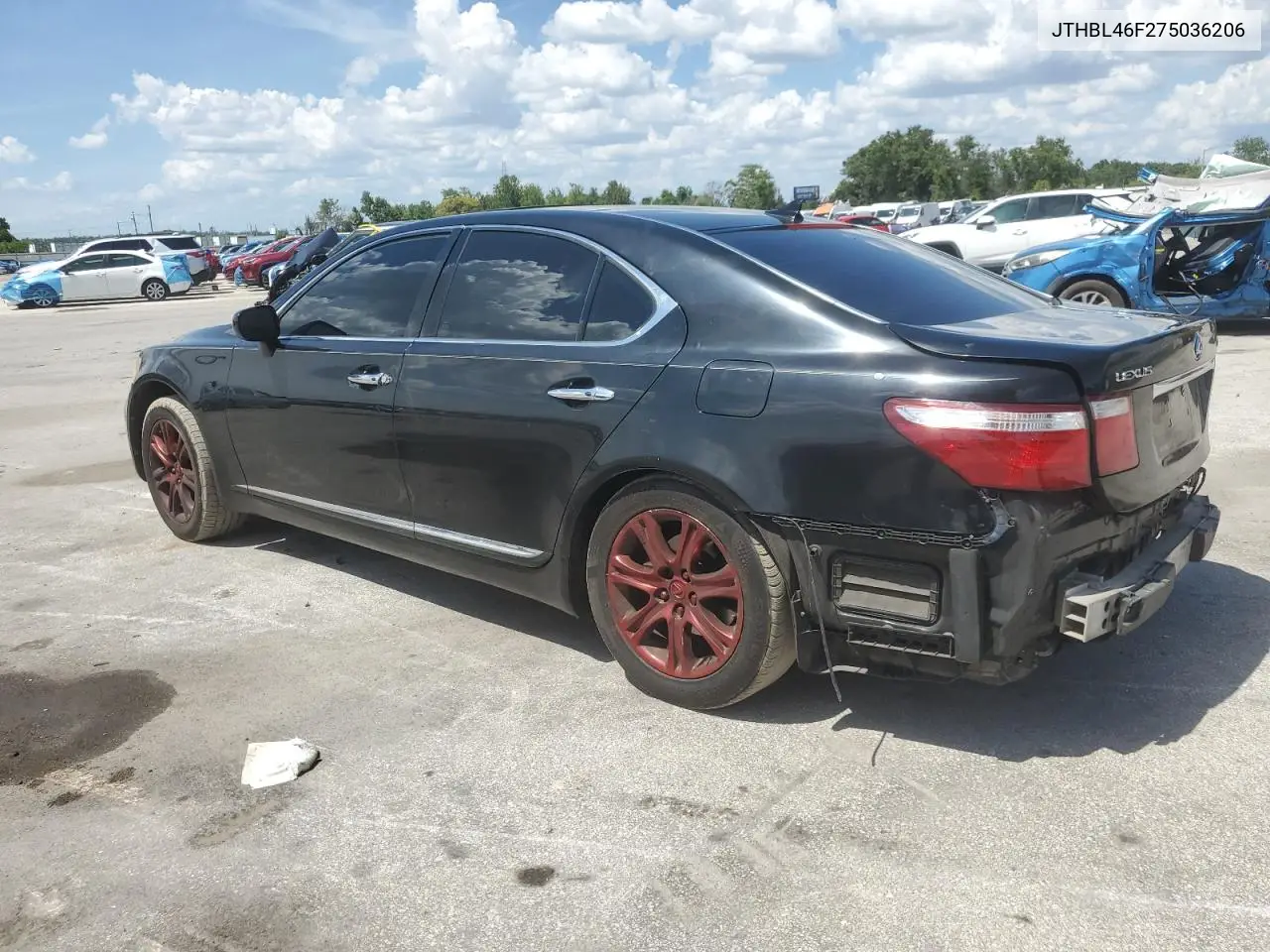 2007 Lexus Ls 460 VIN: JTHBL46F275036206 Lot: 61569935