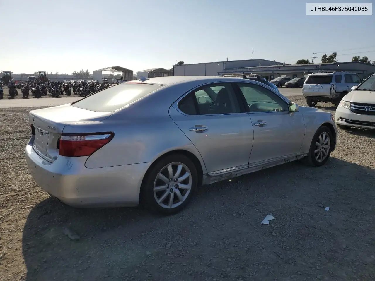 2007 Lexus Ls 460 VIN: JTHBL46F375040085 Lot: 62029605