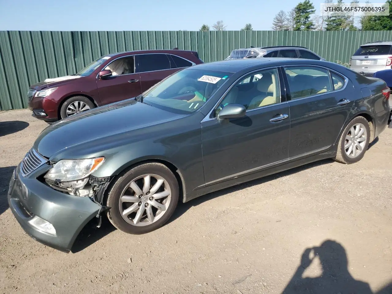 2007 Lexus Ls 460L VIN: JTHGL46F575006395 Lot: 62064505