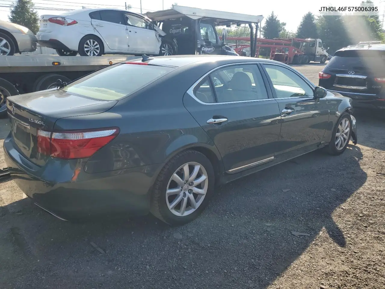 2007 Lexus Ls 460L VIN: JTHGL46F575006395 Lot: 62064505