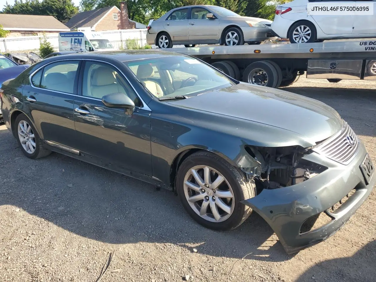 2007 Lexus Ls 460L VIN: JTHGL46F575006395 Lot: 62064505