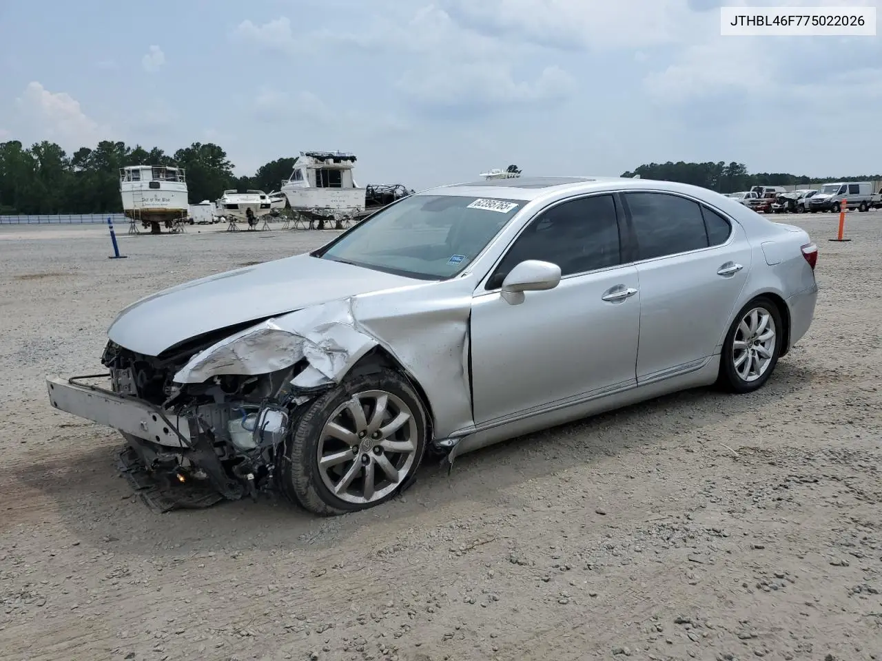 2007 Lexus Ls 460 VIN: JTHBL46F775022026 Lot: 62395765
