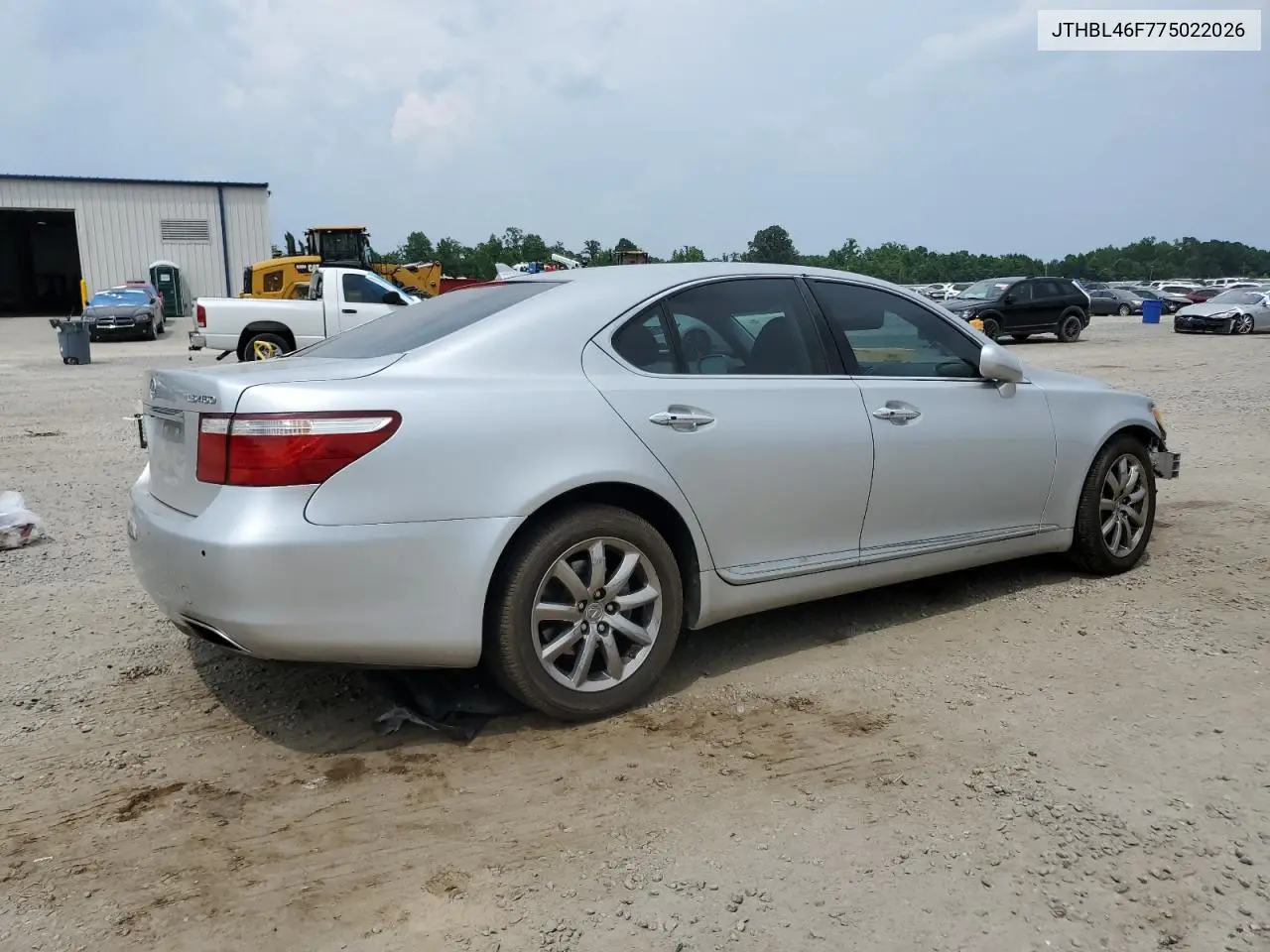 2007 Lexus Ls 460 VIN: JTHBL46F775022026 Lot: 62395765