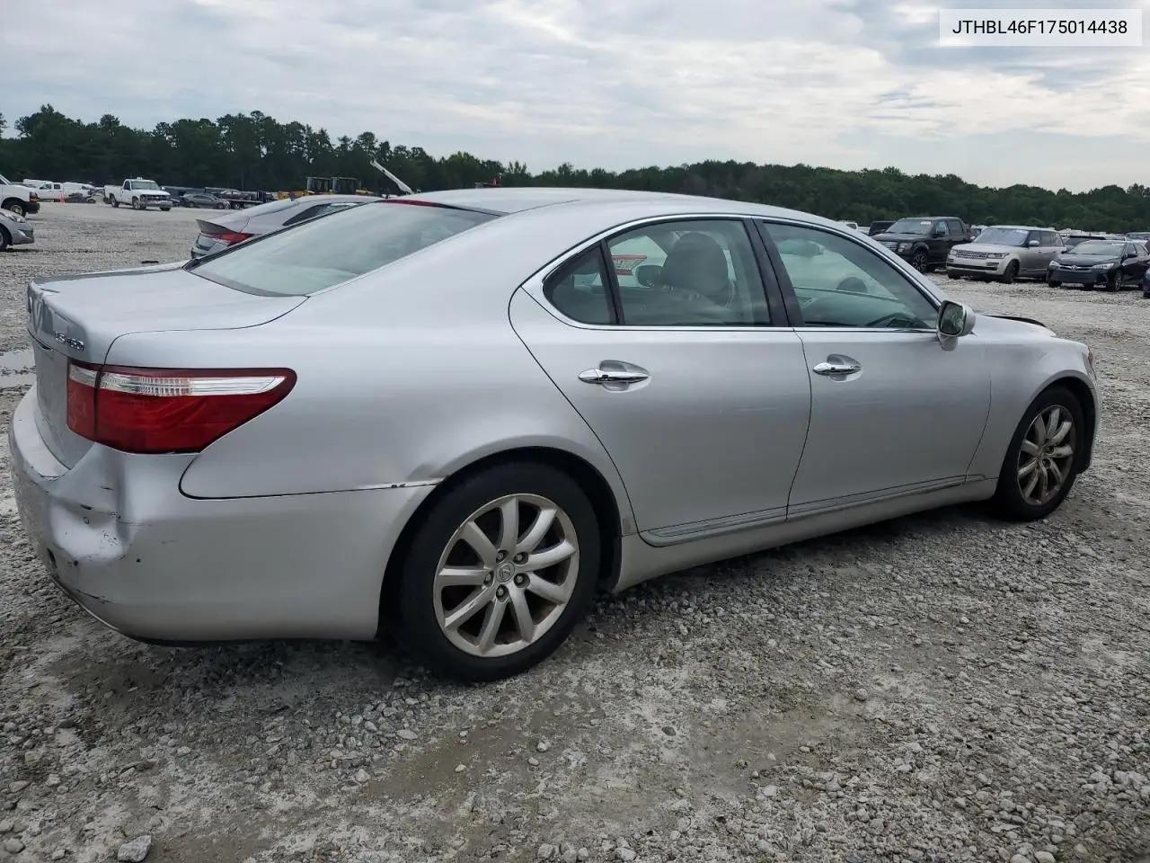 2007 Lexus Ls 460 VIN: JTHBL46F175014438 Lot: 62513655