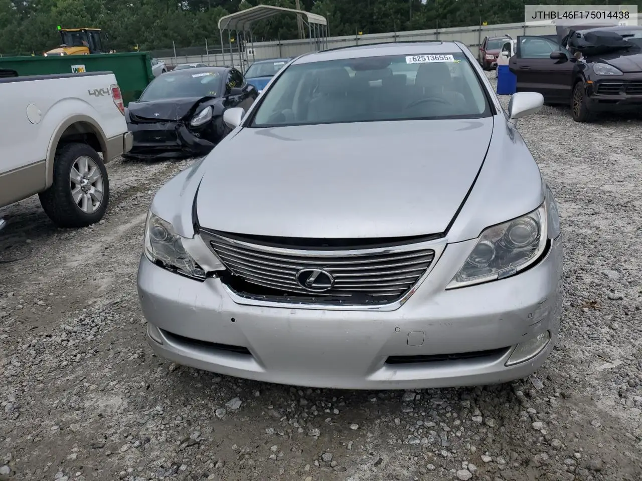 2007 Lexus Ls 460 VIN: JTHBL46F175014438 Lot: 62513655