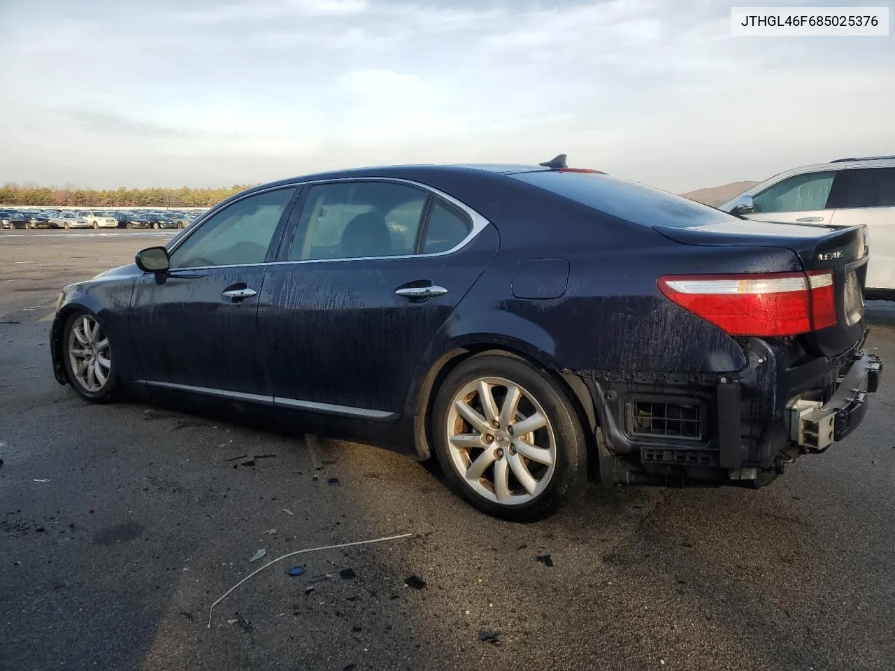 2008 Lexus Ls 460L VIN: JTHGL46F685025376 Lot: 43646575