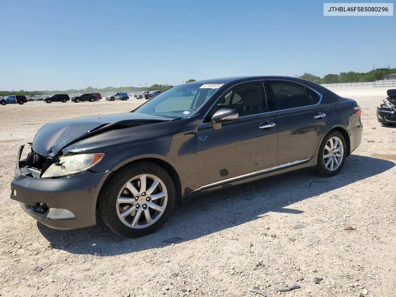2008 Lexus Ls 460 VIN: JTHBL46F585080296 Lot: 52109825