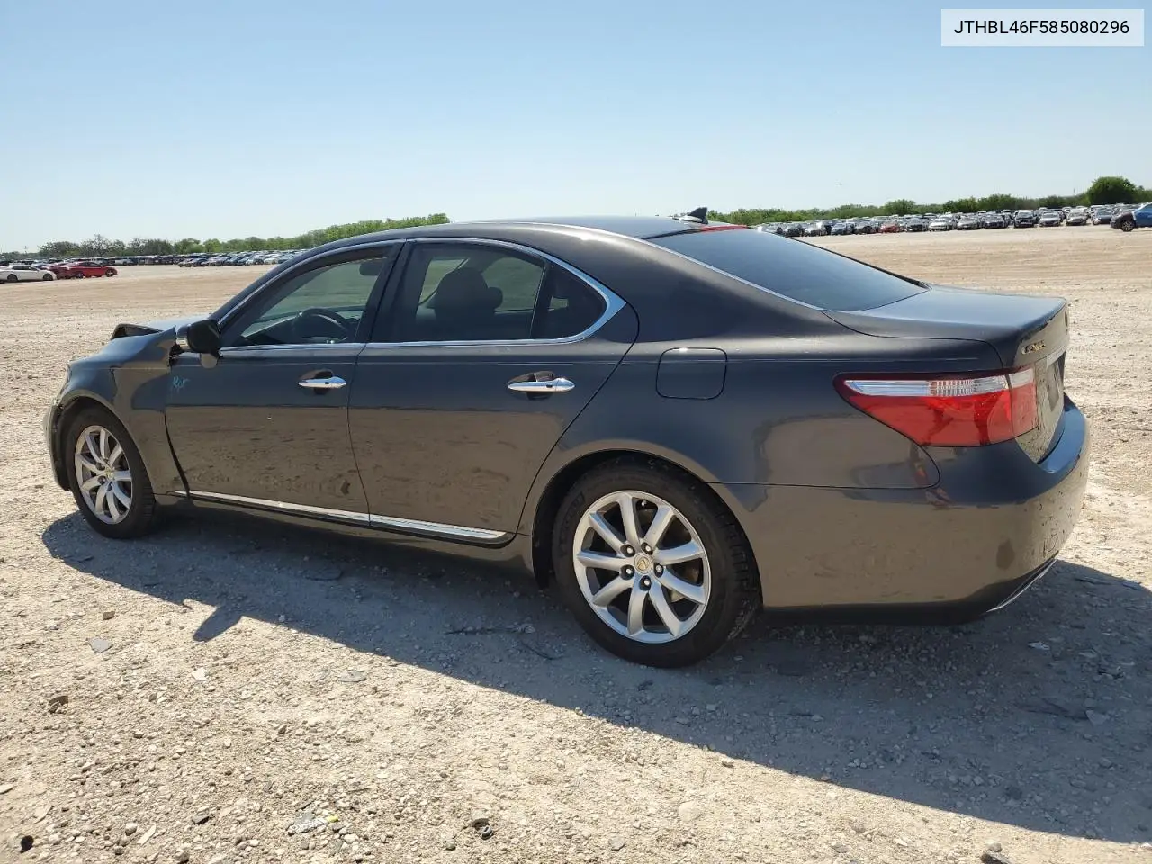 2008 Lexus Ls 460 VIN: JTHBL46F585080296 Lot: 52109825