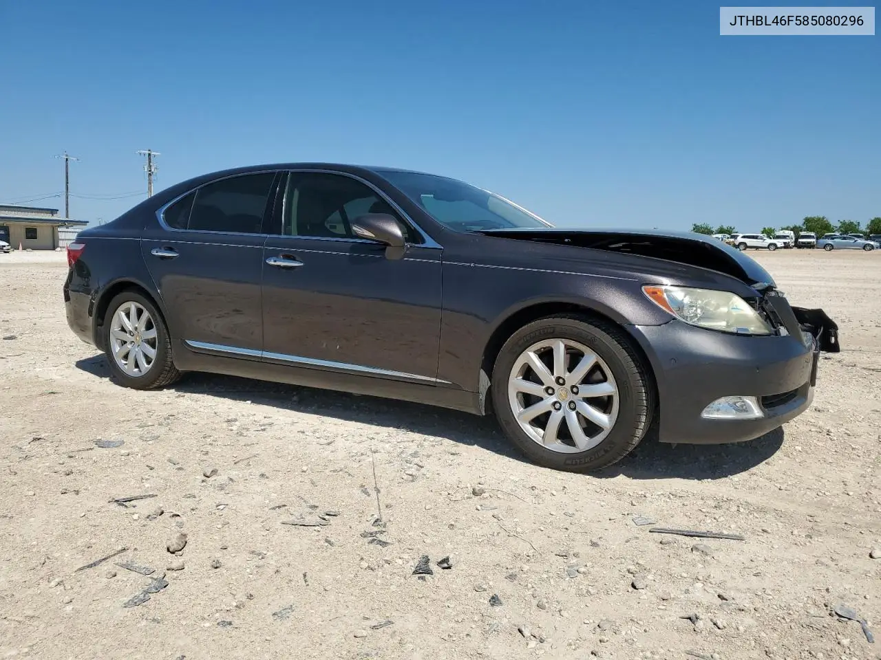 2008 Lexus Ls 460 VIN: JTHBL46F585080296 Lot: 52109825