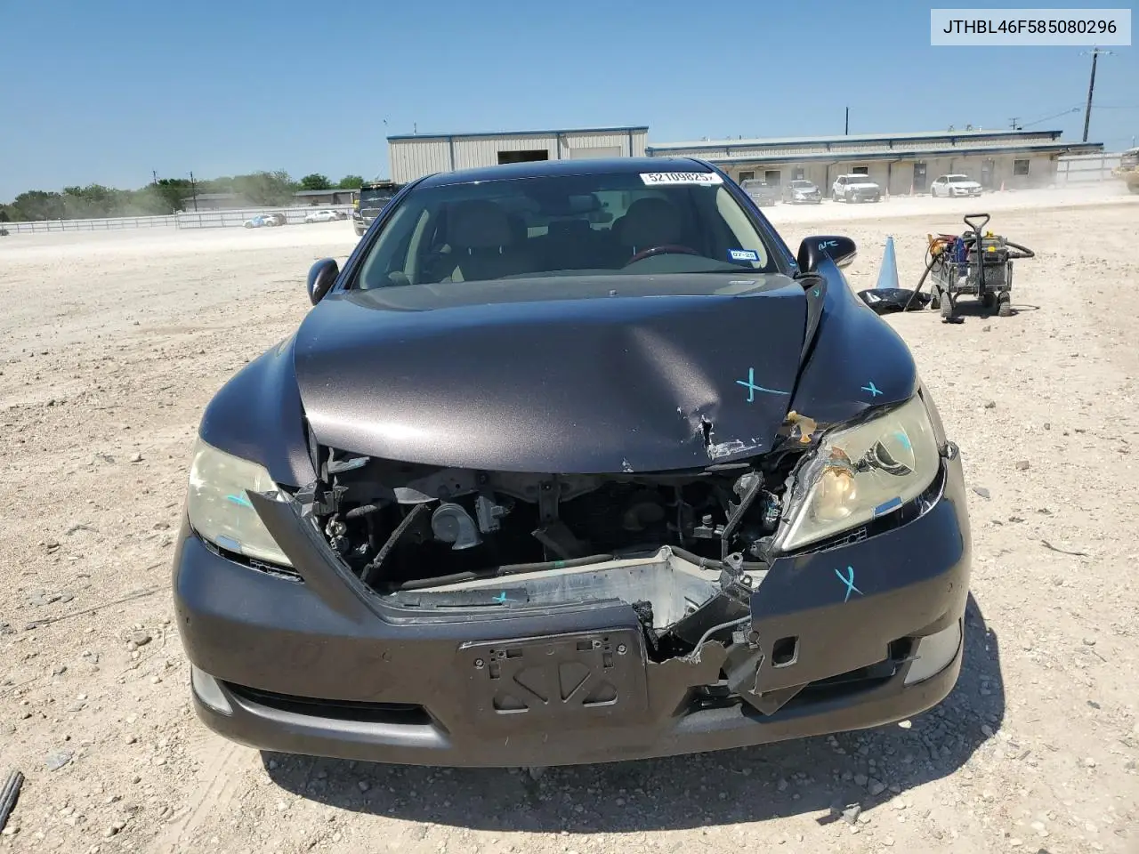 2008 Lexus Ls 460 VIN: JTHBL46F585080296 Lot: 52109825