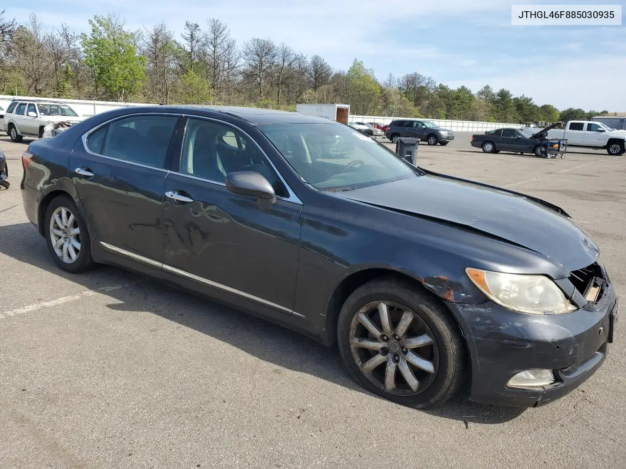 2008 Lexus Ls 460L VIN: JTHGL46F885030935 Lot: 56921195