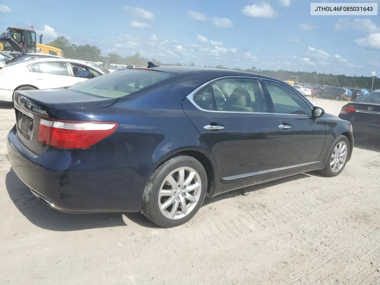 2008 Lexus Ls 460L VIN: JTHGL46F085031643 Lot: 61533335