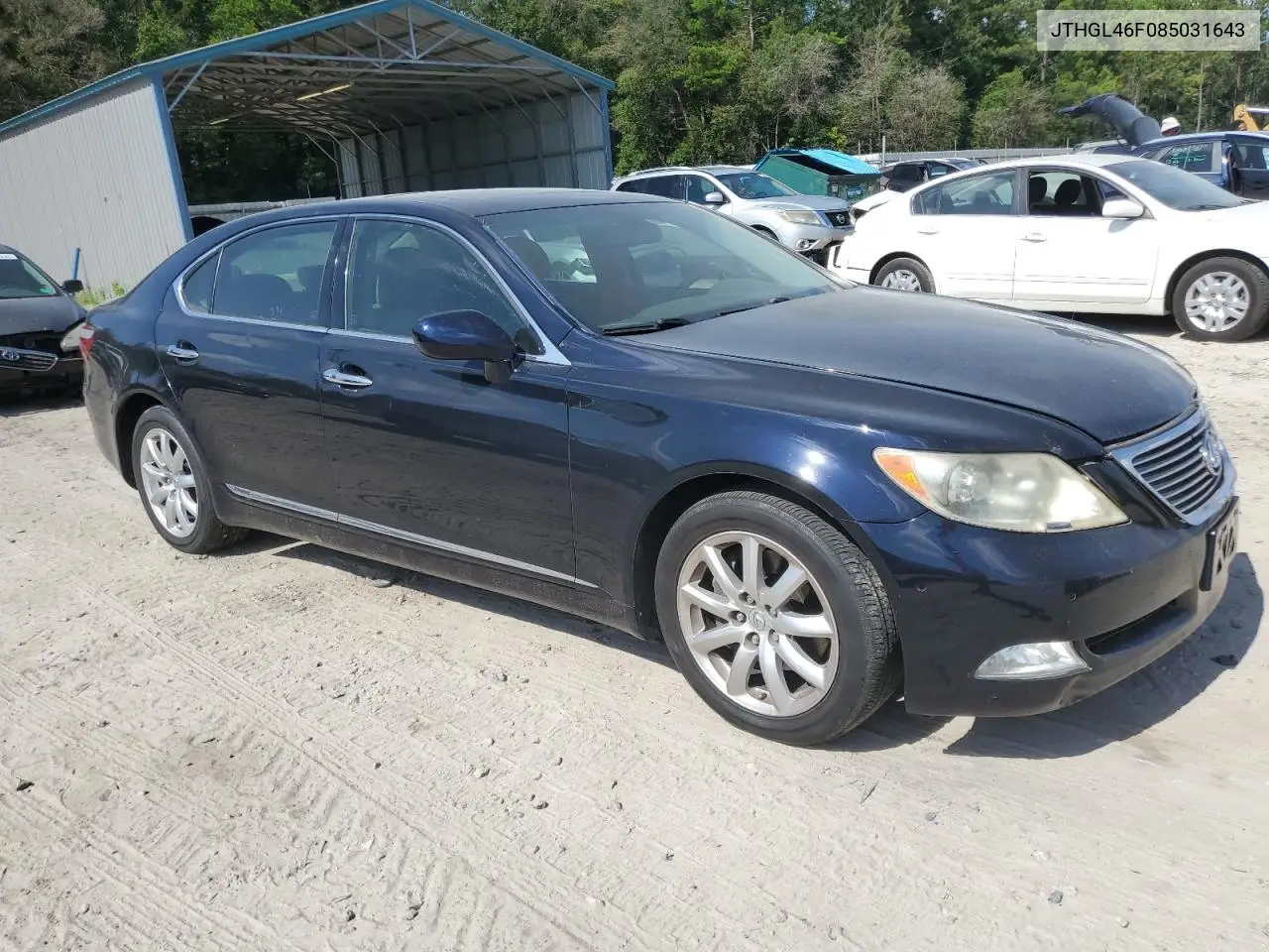 2008 Lexus Ls 460L VIN: JTHGL46F085031643 Lot: 61533335