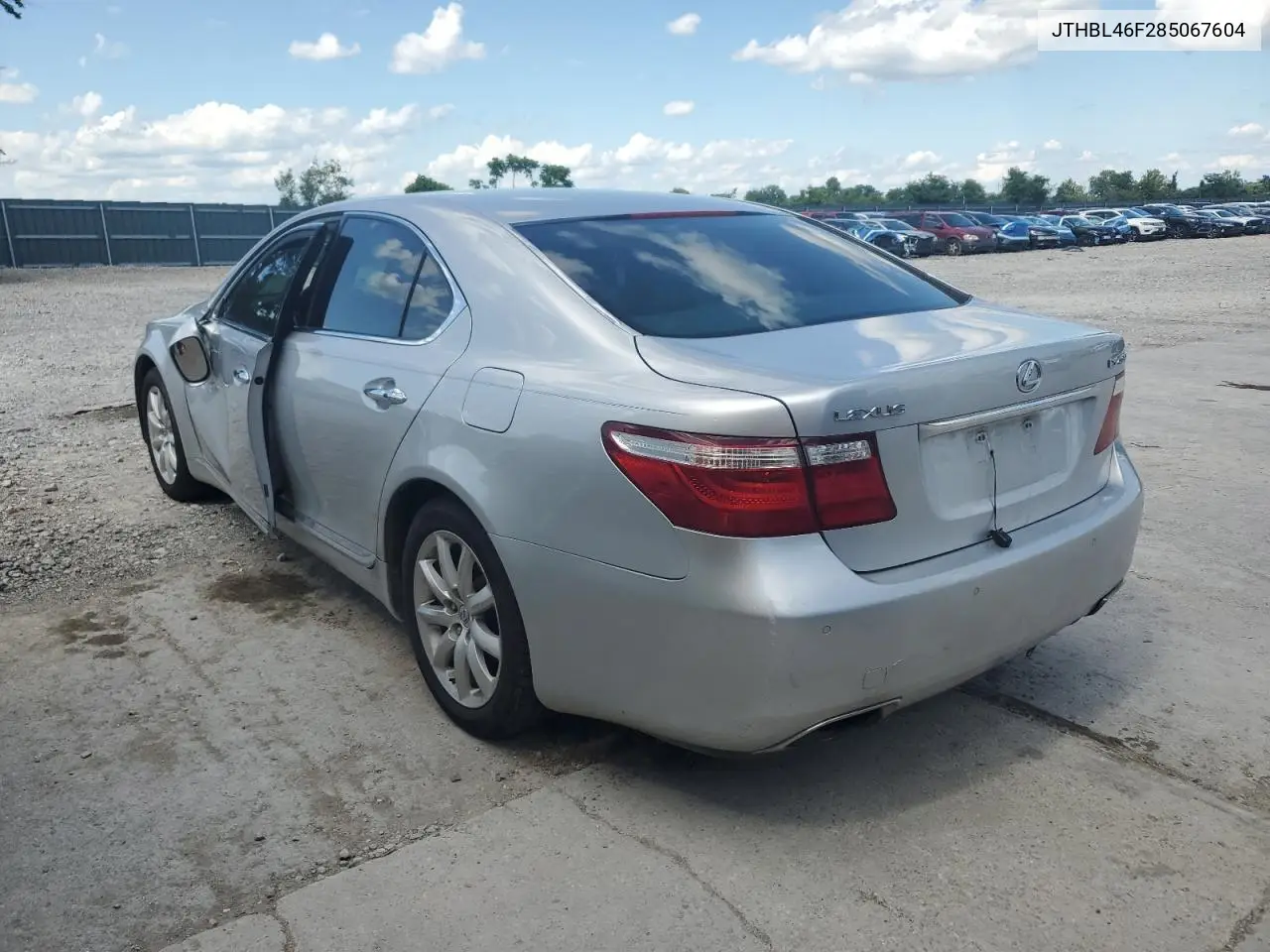 2008 Lexus Ls 460 VIN: JTHBL46F285067604 Lot: 61845475