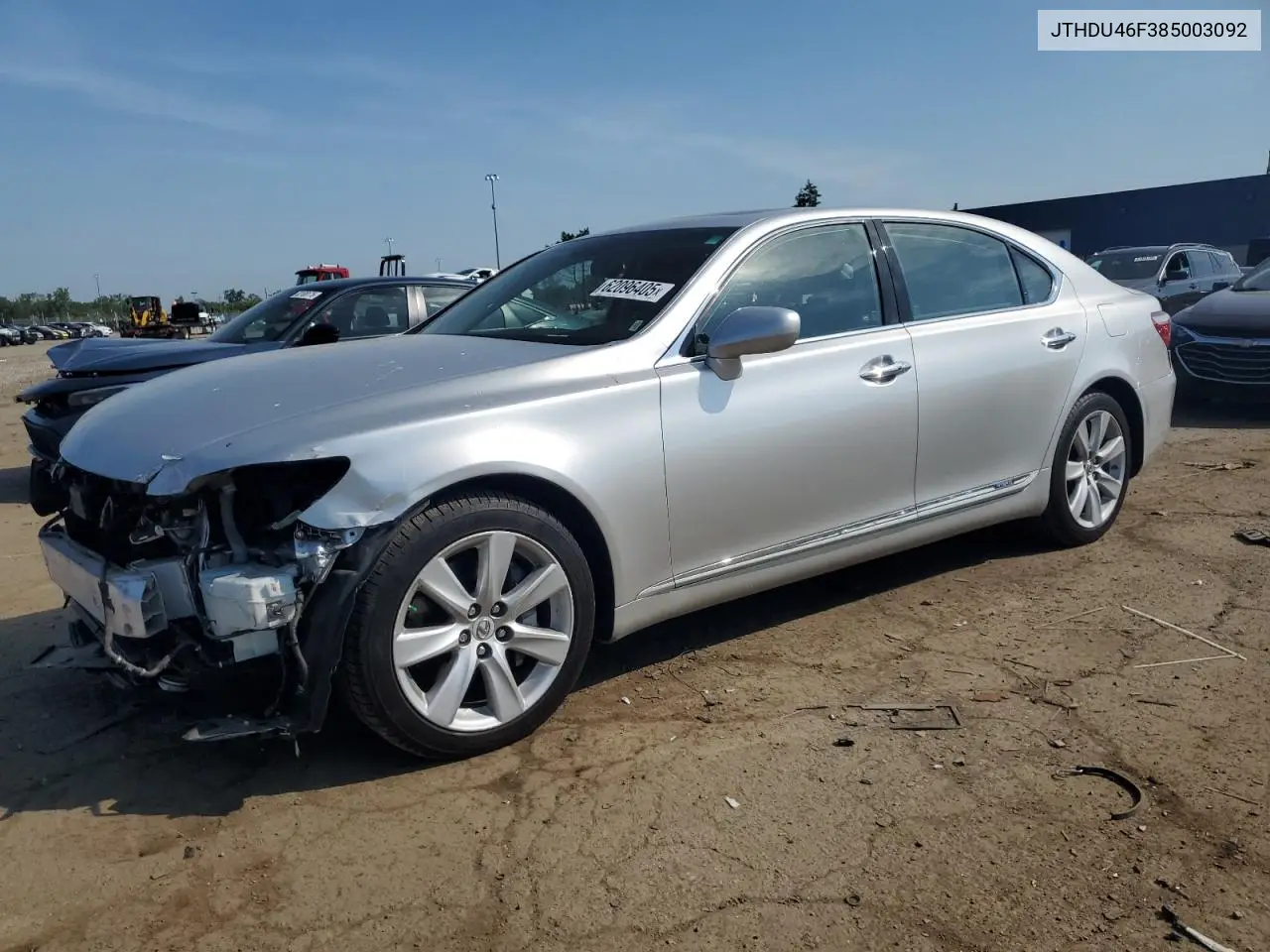2008 Lexus Ls 600Hl VIN: JTHDU46F385003092 Lot: 62096405