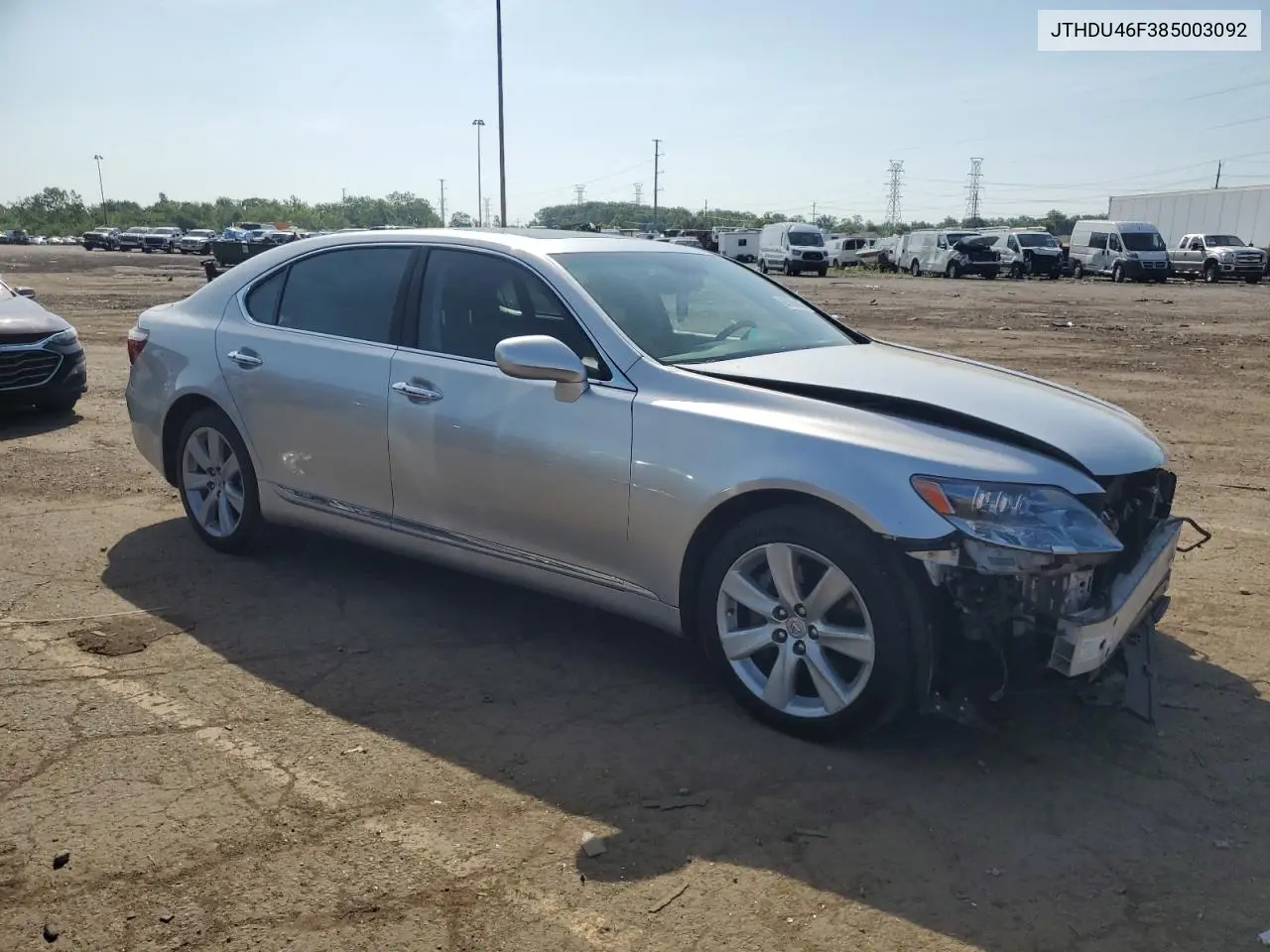 2008 Lexus Ls 600Hl VIN: JTHDU46F385003092 Lot: 62096405