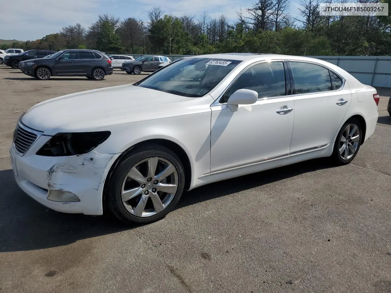 2008 Lexus Ls 600Hl VIN: JTHDU46F185003267 Lot: 62763455