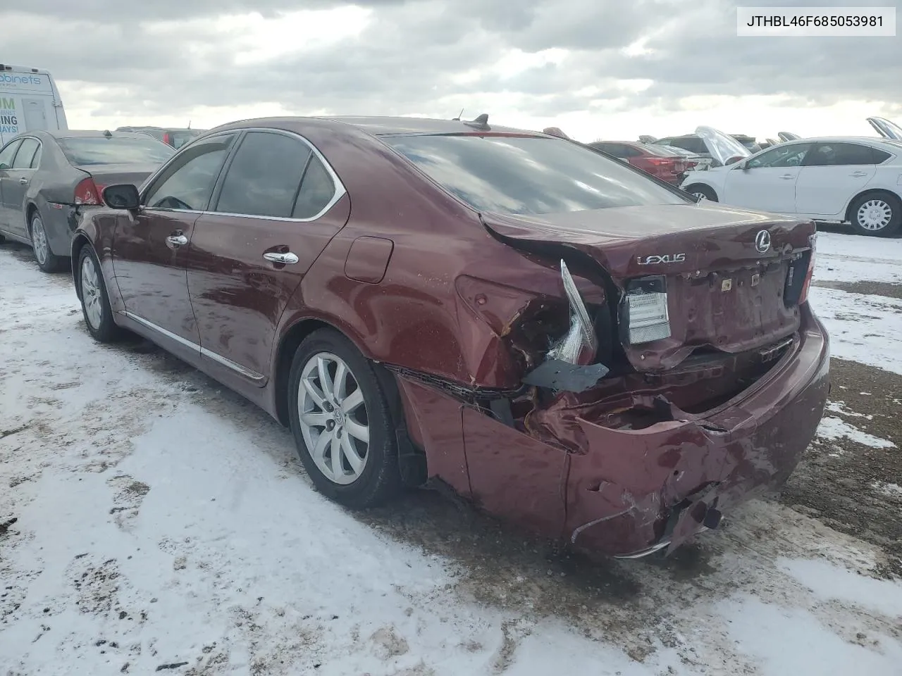 2008 Lexus Ls 460 VIN: JTHBL46F685053981 Lot: 87058874