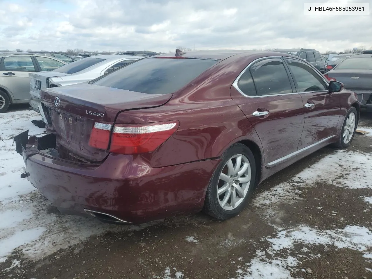 2008 Lexus Ls 460 VIN: JTHBL46F685053981 Lot: 87058874