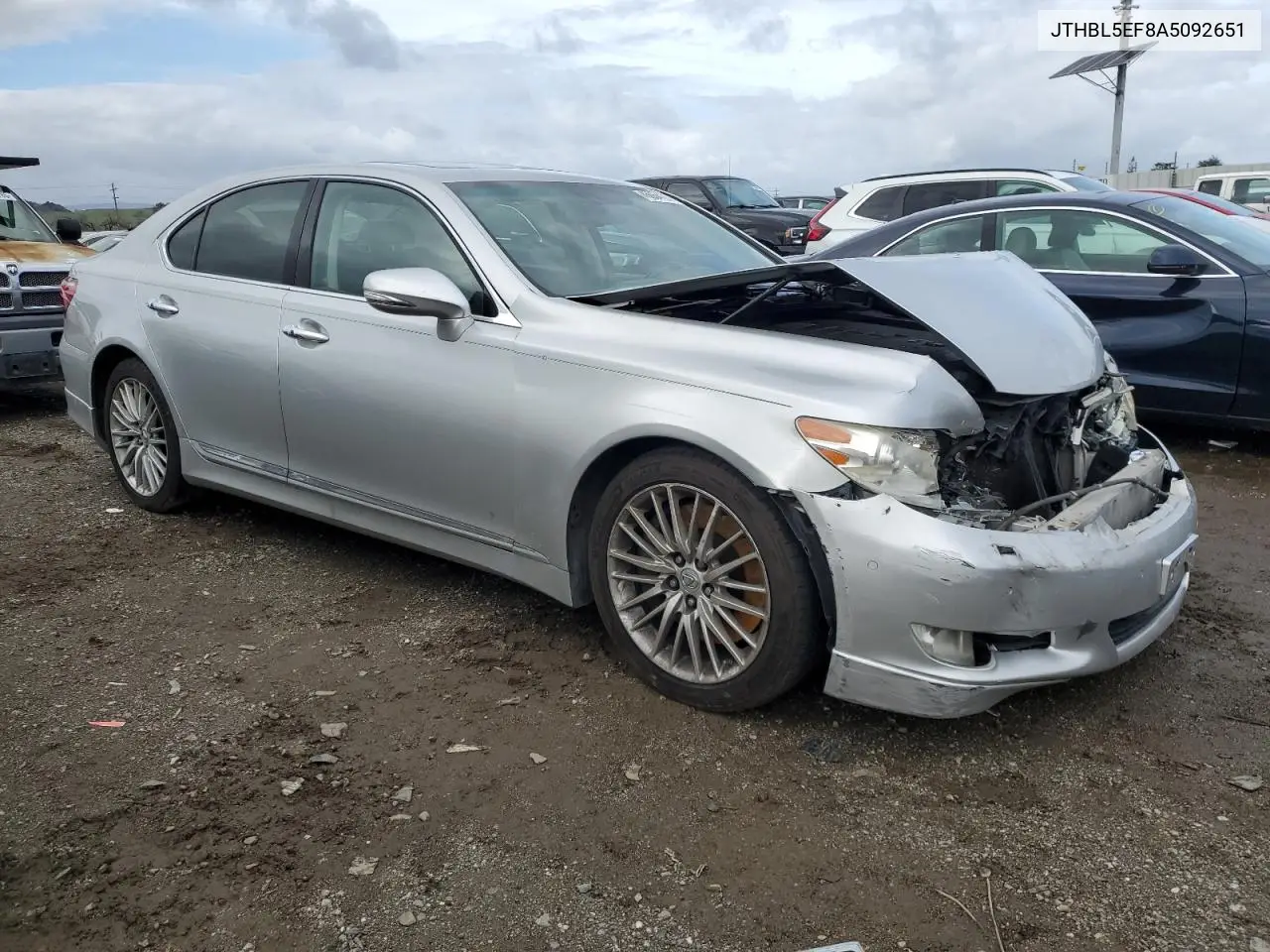 2010 Lexus Ls 460 VIN: JTHBL5EF8A5092651 Lot: 45054185