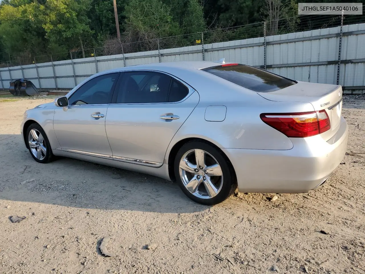 2010 Lexus Ls 460L VIN: JTHGL5EF1A5040106 Lot: 61981295