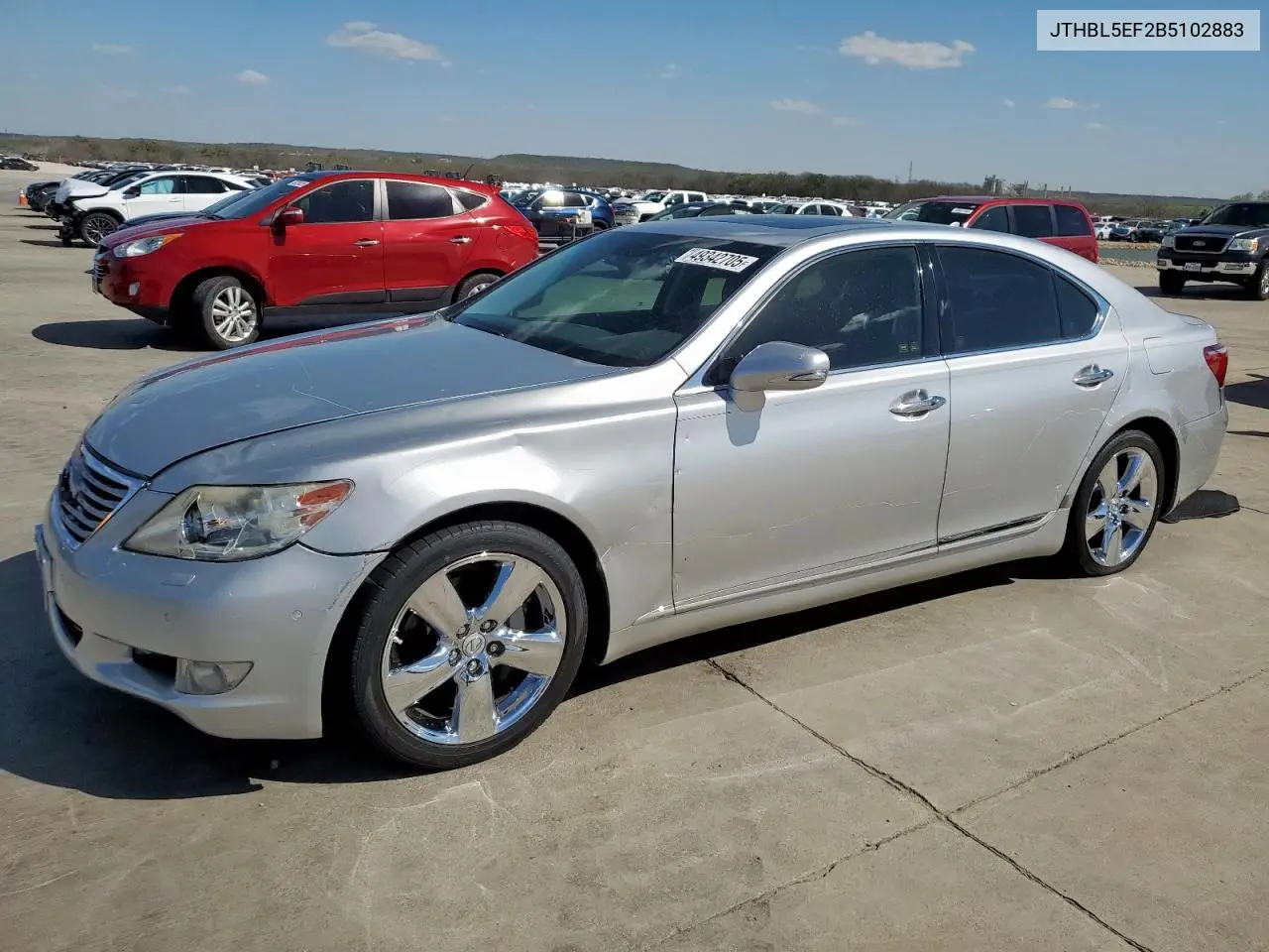 2011 Lexus Ls 460 VIN: JTHBL5EF2B5102883 Lot: 49342705