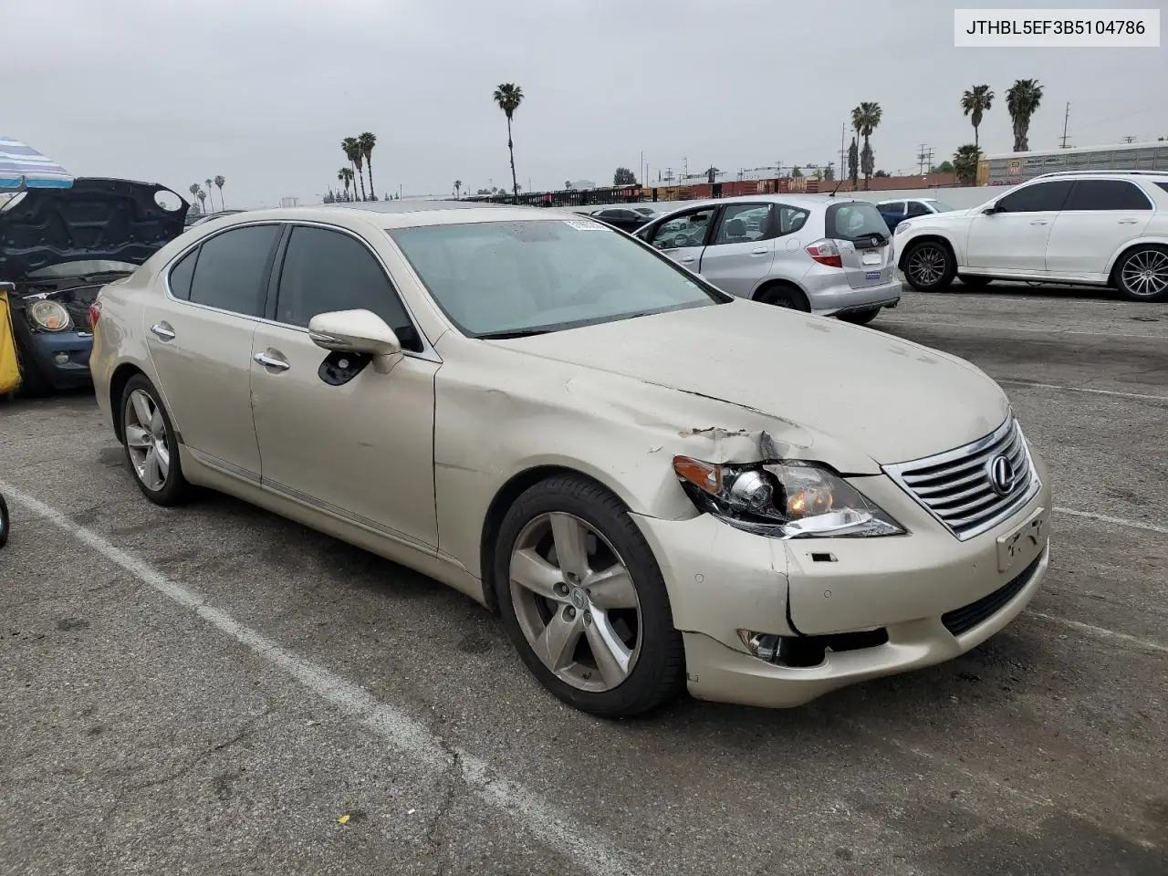 2011 Lexus Ls 460 VIN: JTHBL5EF3B5104786 Lot: 51985255