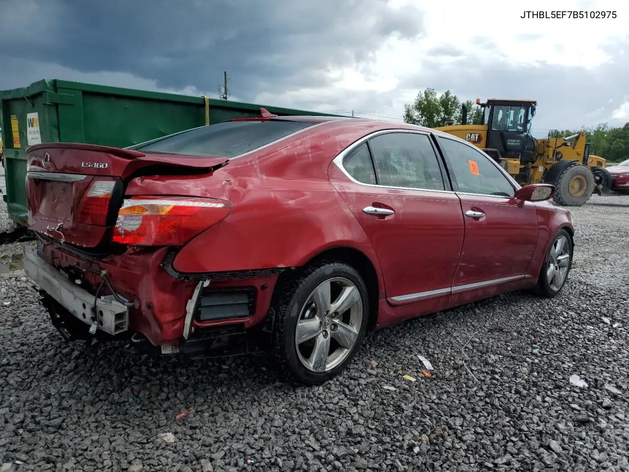 2011 Lexus Ls 460 VIN: JTHBL5EF7B5102975 Lot: 55889615