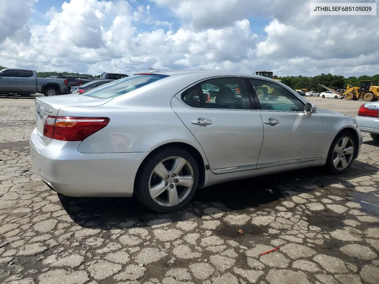 2011 Lexus Ls 460 VIN: JTHBL5EF6B5105009 Lot: 56377035