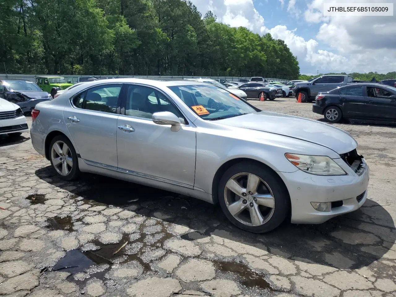 2011 Lexus Ls 460 VIN: JTHBL5EF6B5105009 Lot: 56377035