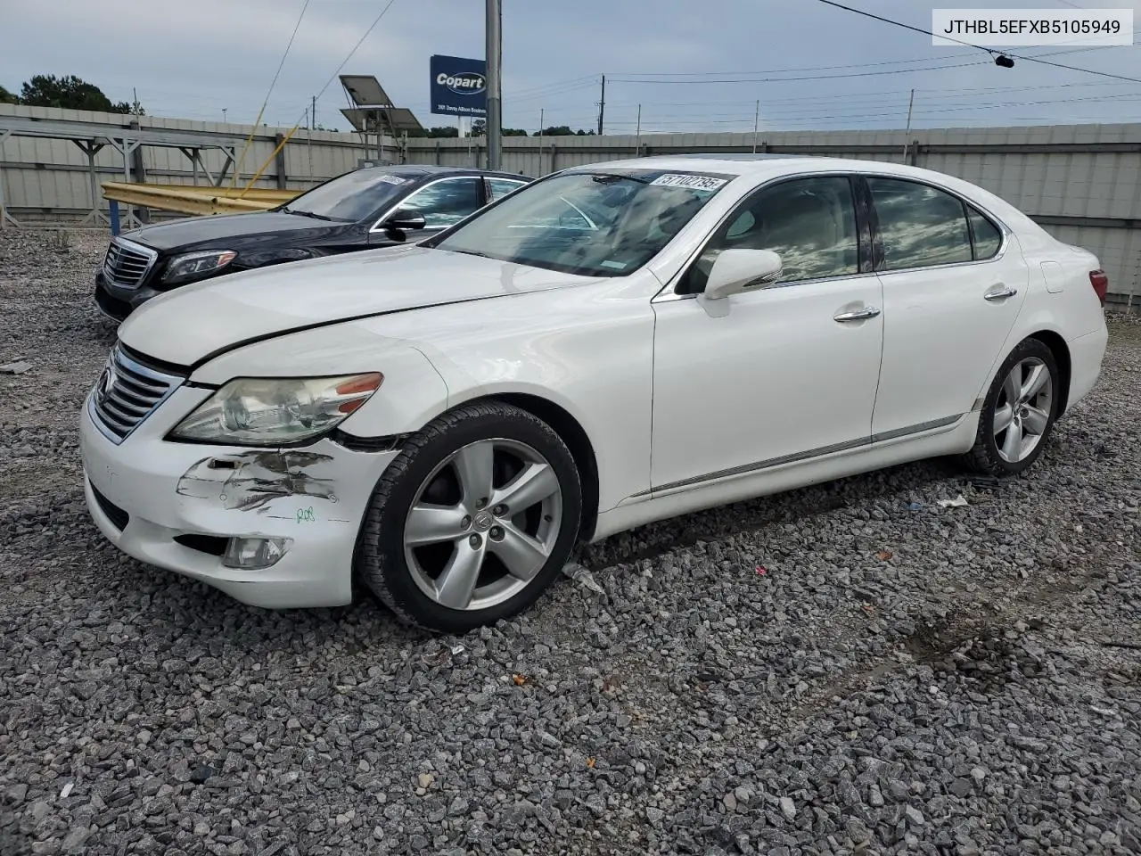 jthbl5efxb5105949 JTHBL5EFXB5105949 2011 Lexus Ls 460