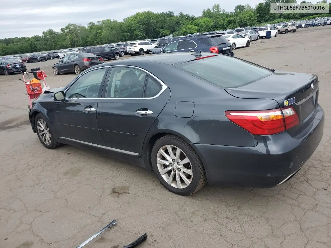 2011 Lexus Ls 460 VIN: JTHCL5EF7B5010916 Lot: 61899765