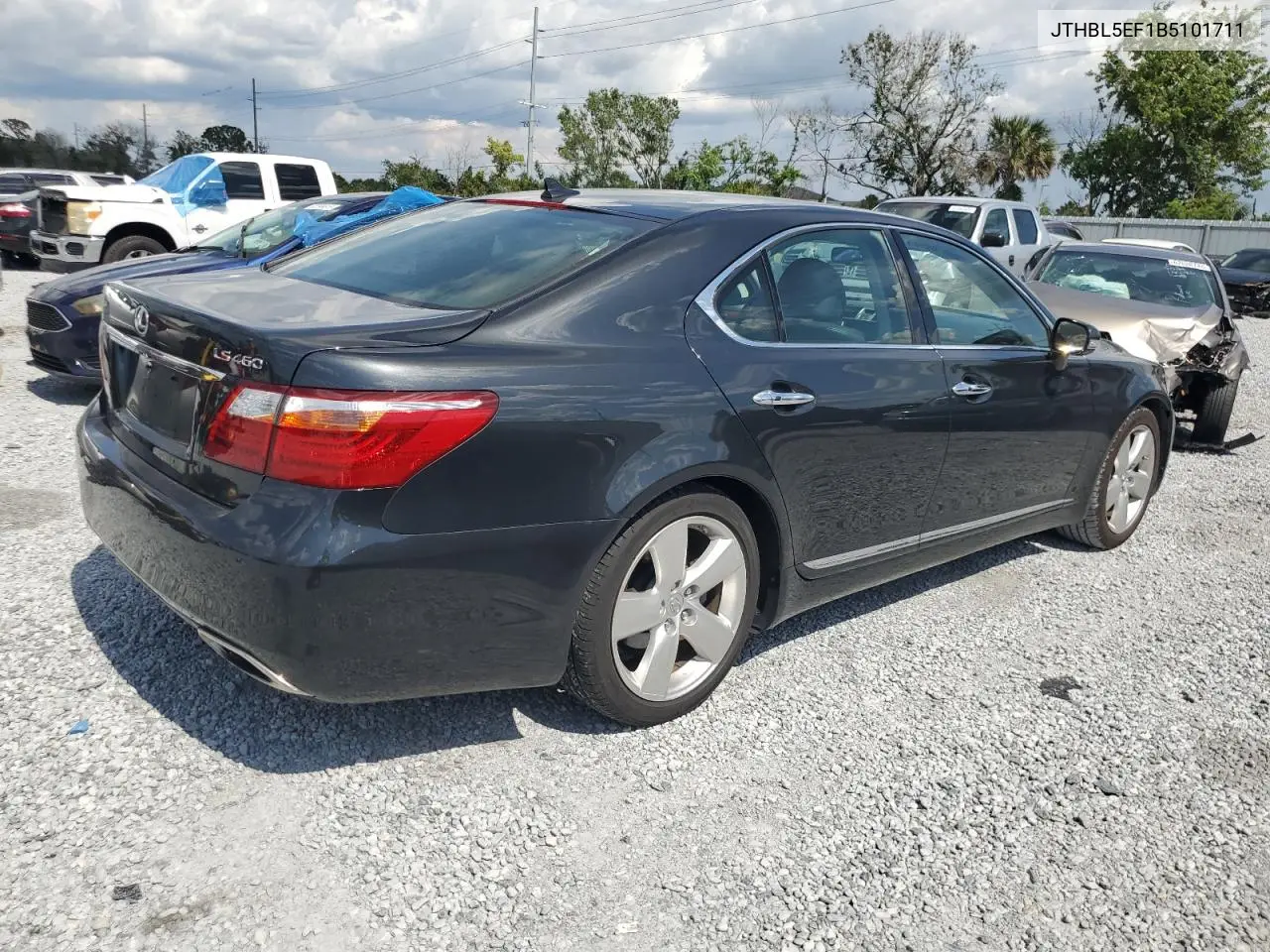 2011 Lexus Ls 460 VIN: JTHBL5EF1B5101711 Lot: 62313825