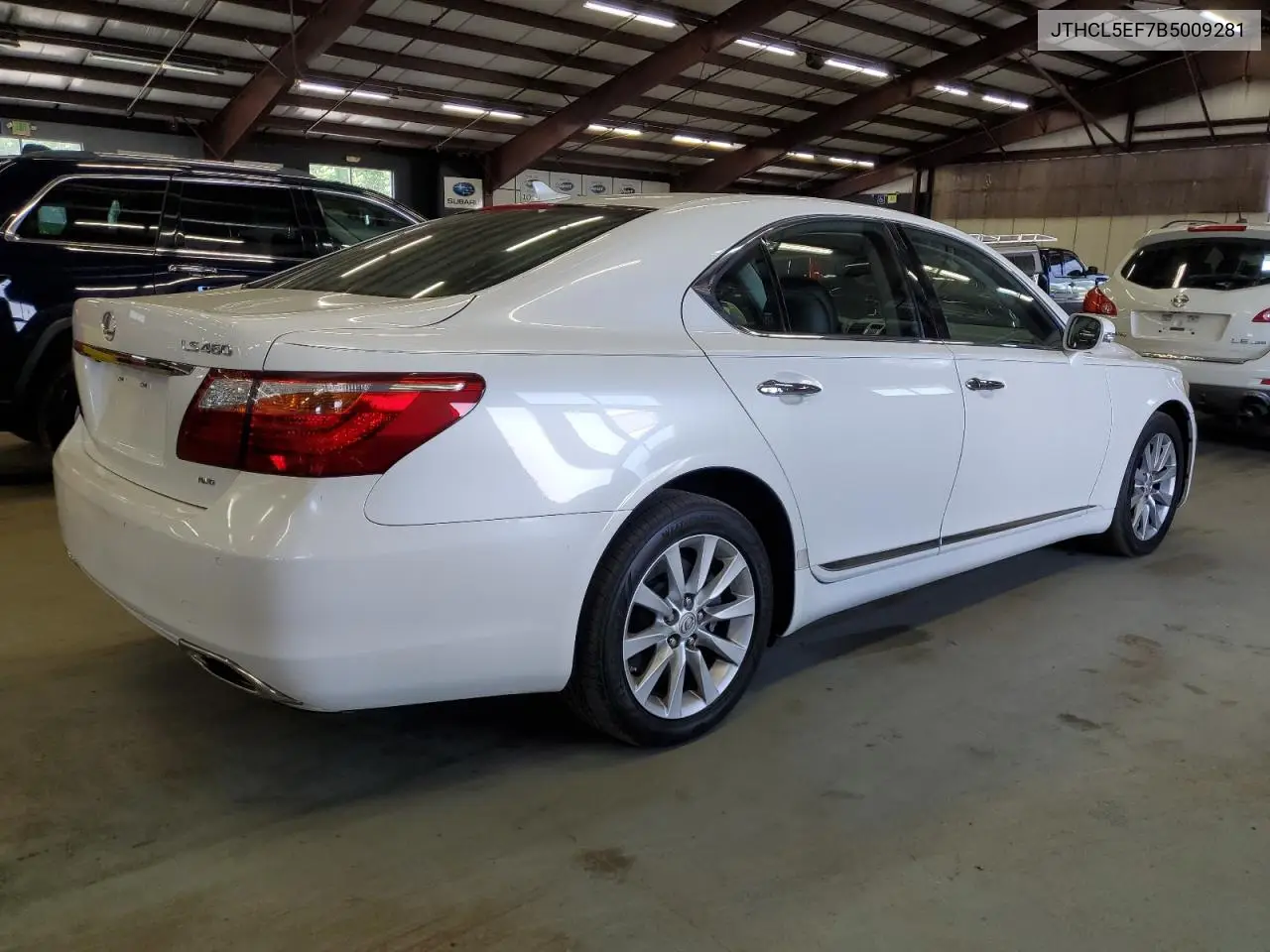 2011 Lexus Ls 460 VIN: JTHCL5EF7B5009281 Lot: 62846505