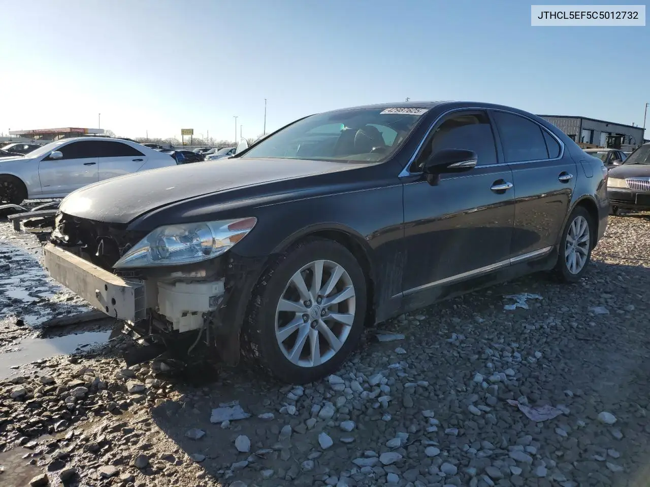 2012 Lexus Ls 460 VIN: JTHCL5EF5C5012732 Lot: 42987625