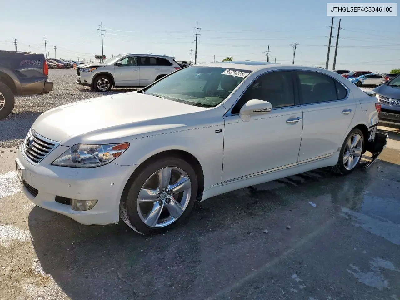 2012 Lexus Ls 460L VIN: JTHGL5EF4C5046100 Lot: 55276075