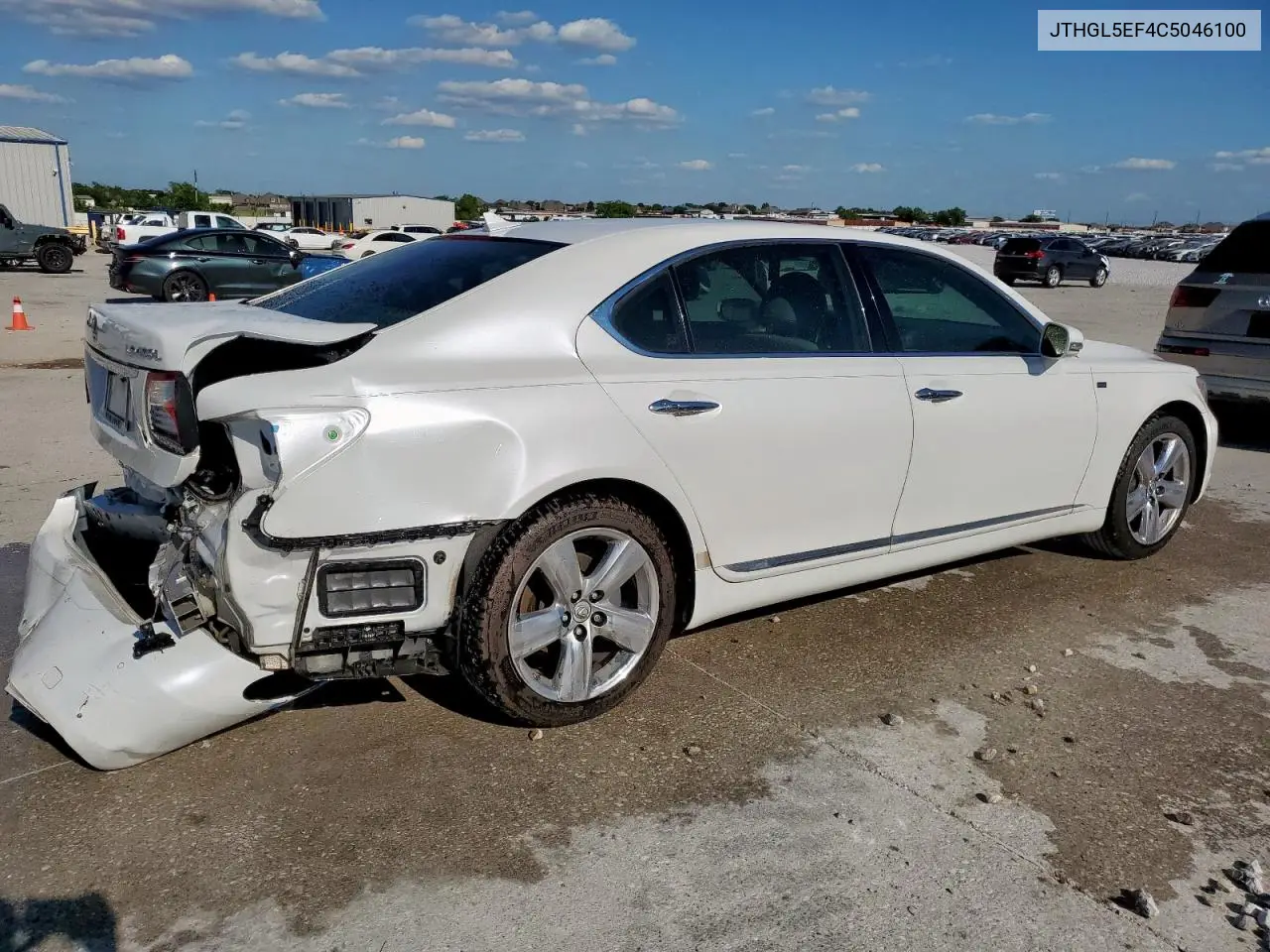 2012 Lexus Ls 460L VIN: JTHGL5EF4C5046100 Lot: 55276075
