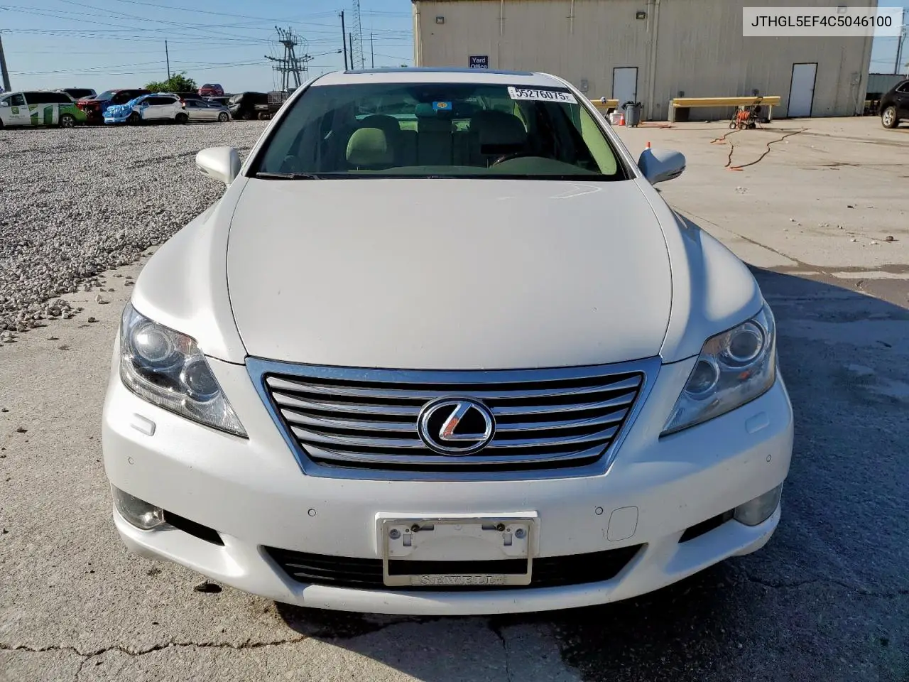 2012 Lexus Ls 460L VIN: JTHGL5EF4C5046100 Lot: 55276075