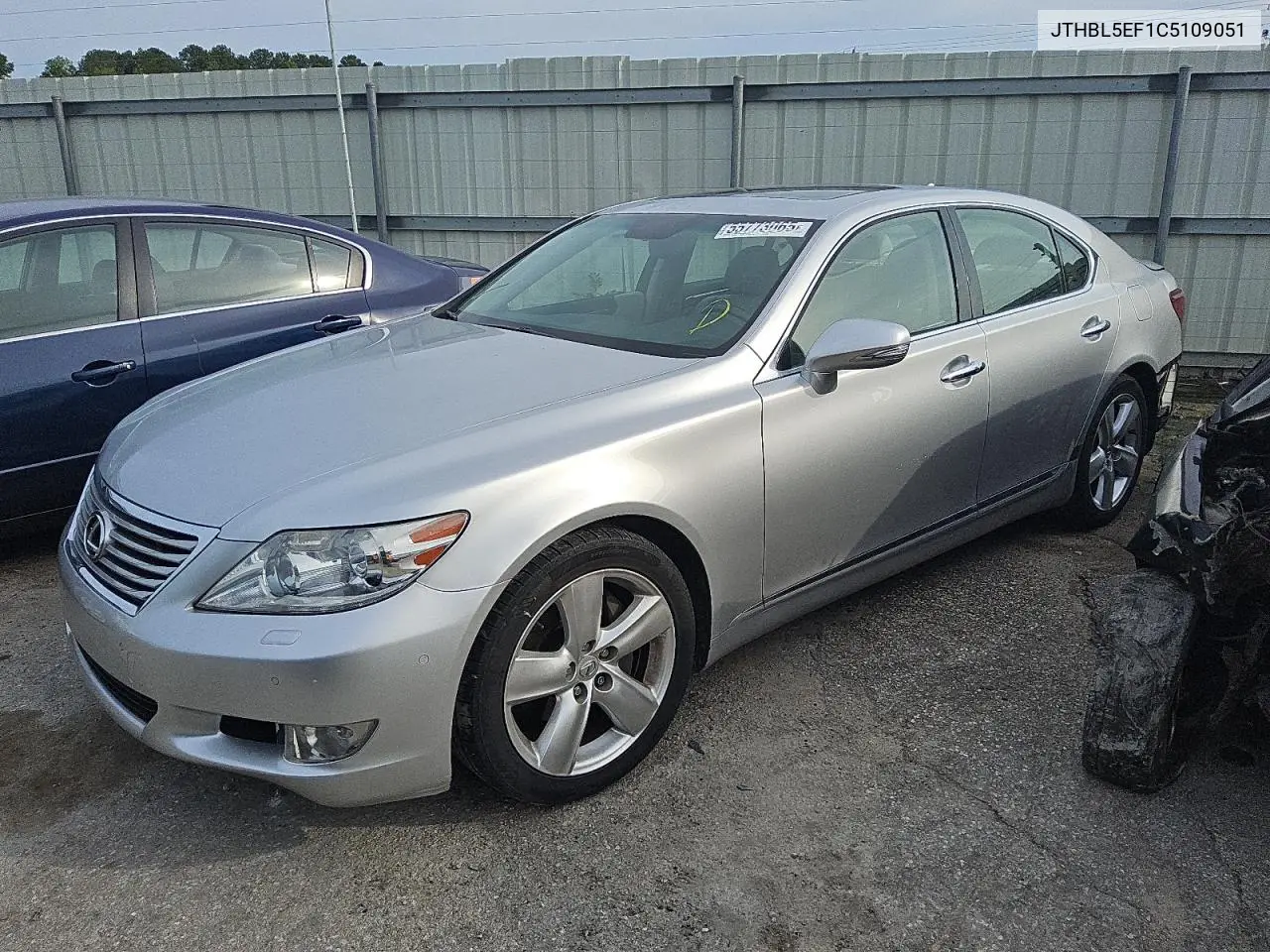 2012 Lexus Ls 460 VIN: JTHBL5EF1C5109051 Lot: 55773065
