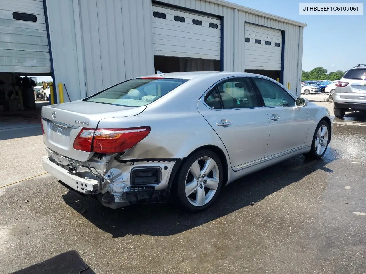 2012 Lexus Ls 460 VIN: JTHBL5EF1C5109051 Lot: 55773065