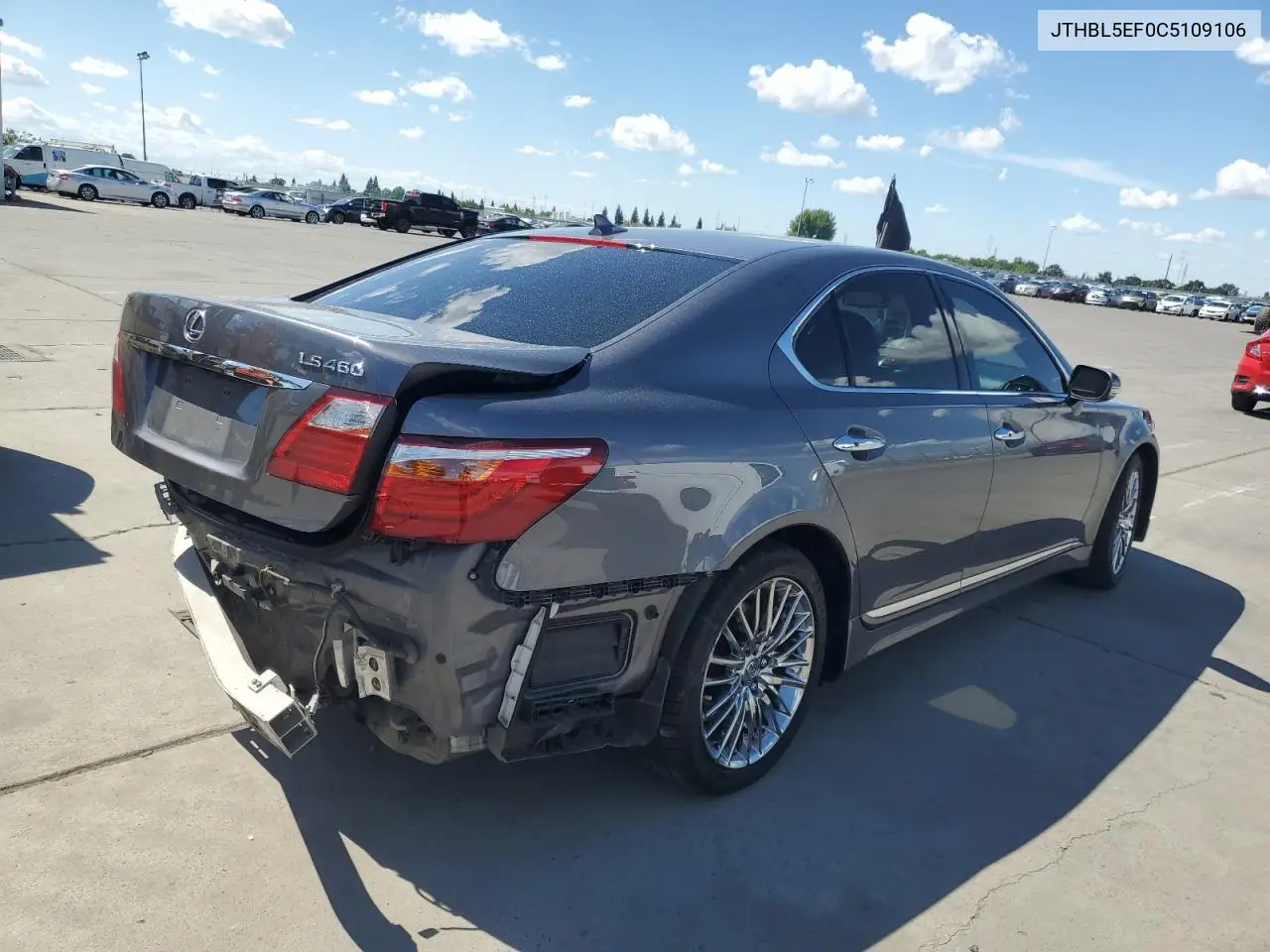 2012 Lexus Ls 460 VIN: JTHBL5EF0C5109106 Lot: 56967365