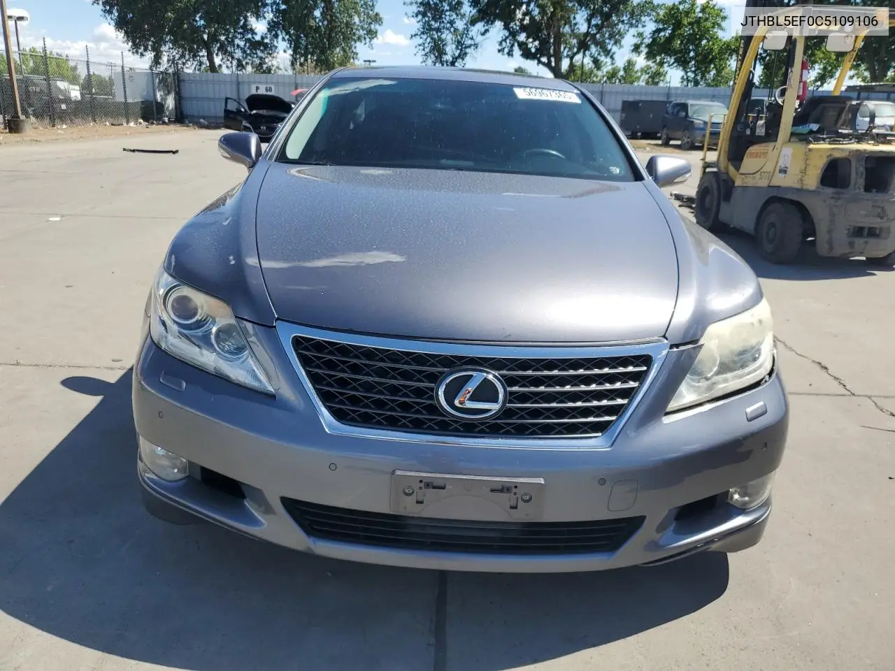 2012 Lexus Ls 460 VIN: JTHBL5EF0C5109106 Lot: 56967365
