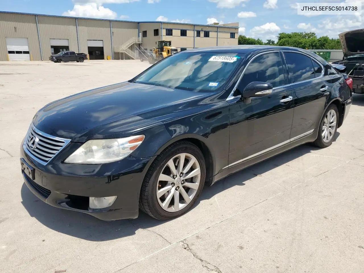 2012 Lexus Ls 460 VIN: JTHCL5EF5C5014738 Lot: 62518605