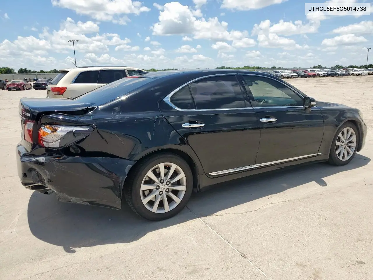 2012 Lexus Ls 460 VIN: JTHCL5EF5C5014738 Lot: 62518605