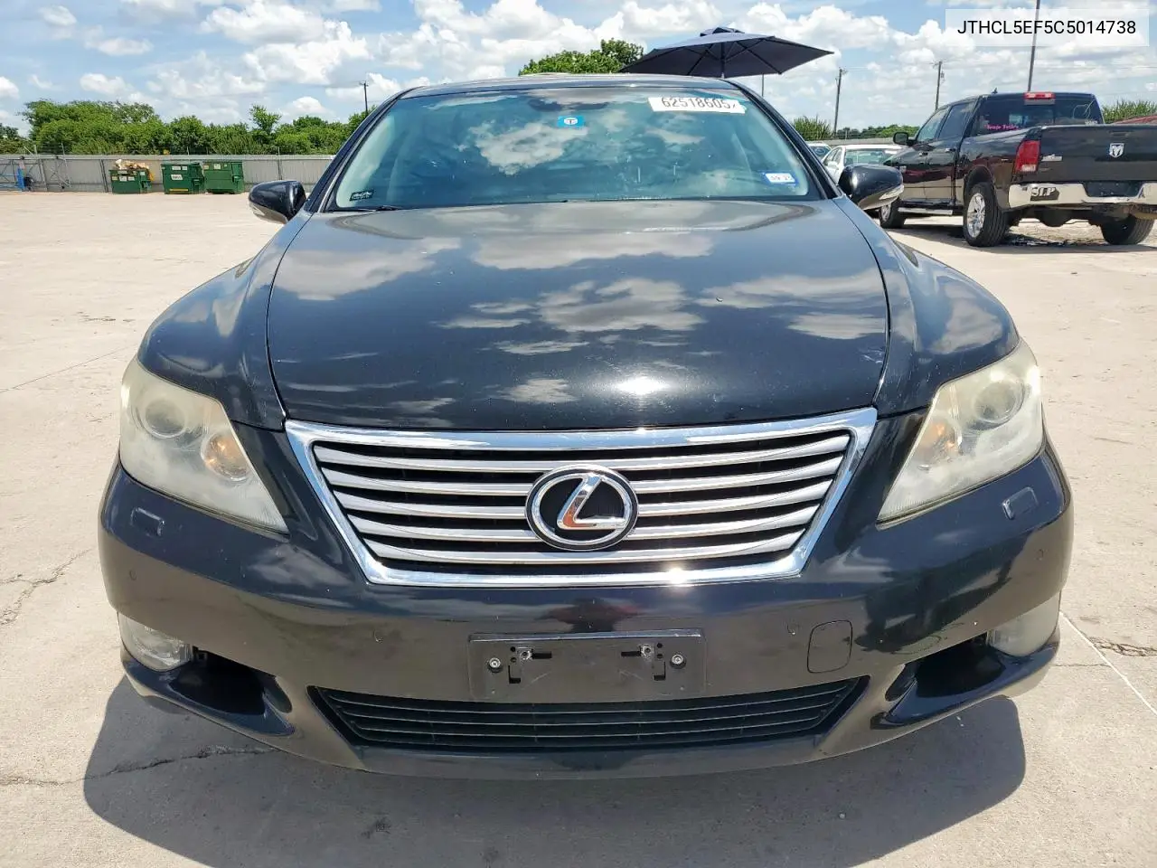 2012 Lexus Ls 460 VIN: JTHCL5EF5C5014738 Lot: 62518605