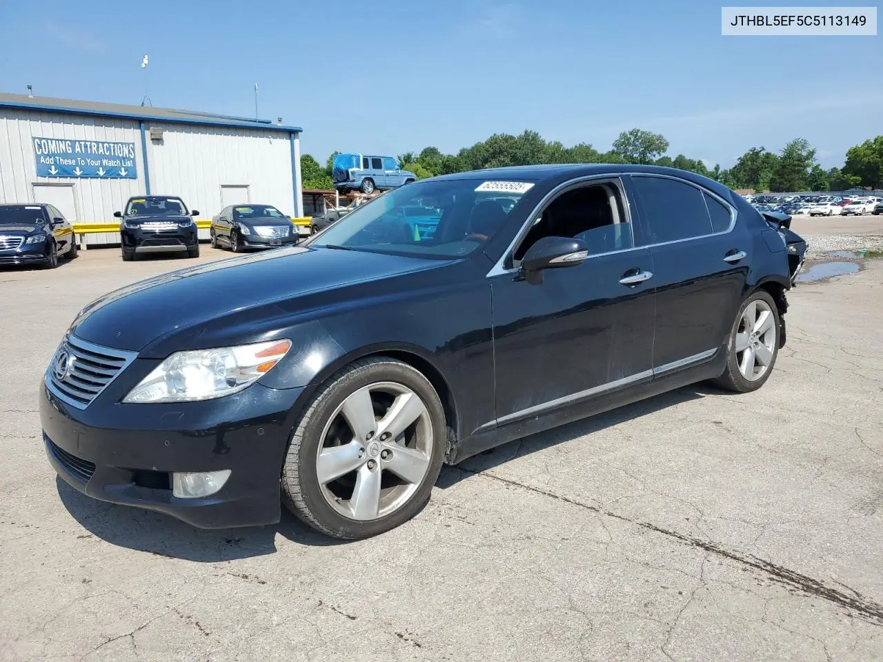 2012 Lexus Ls 460 VIN: JTHBL5EF5C5113149 Lot: 62555505