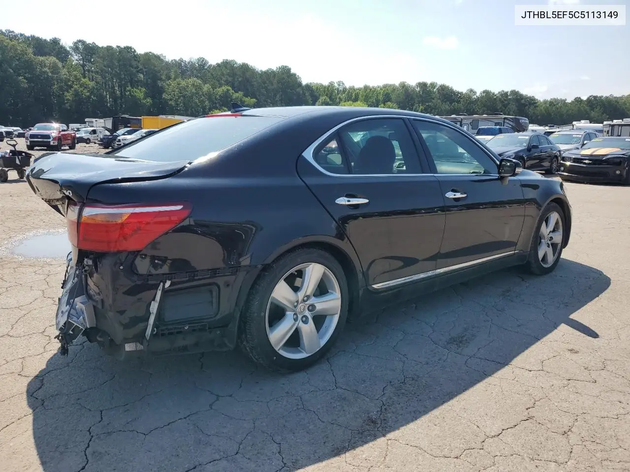 2012 Lexus Ls 460 VIN: JTHBL5EF5C5113149 Lot: 62555505