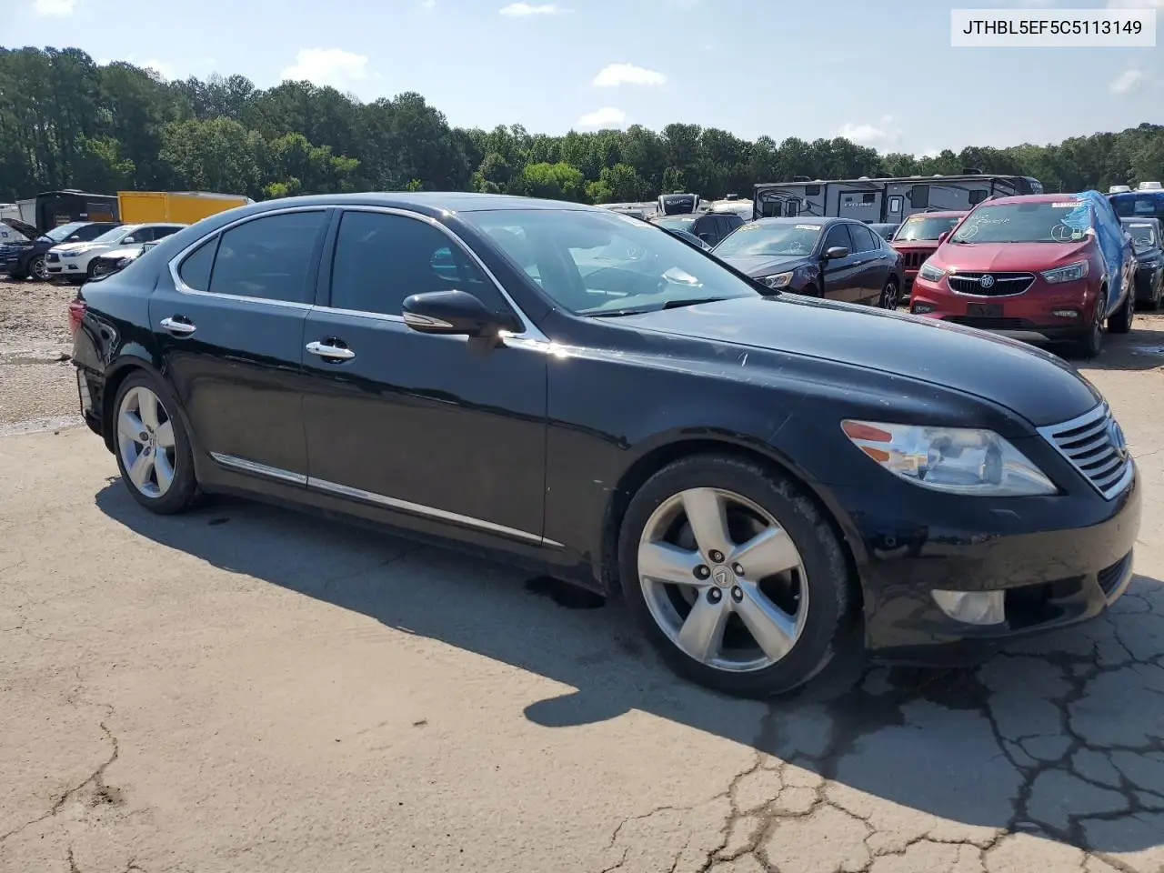 2012 Lexus Ls 460 VIN: JTHBL5EF5C5113149 Lot: 62555505